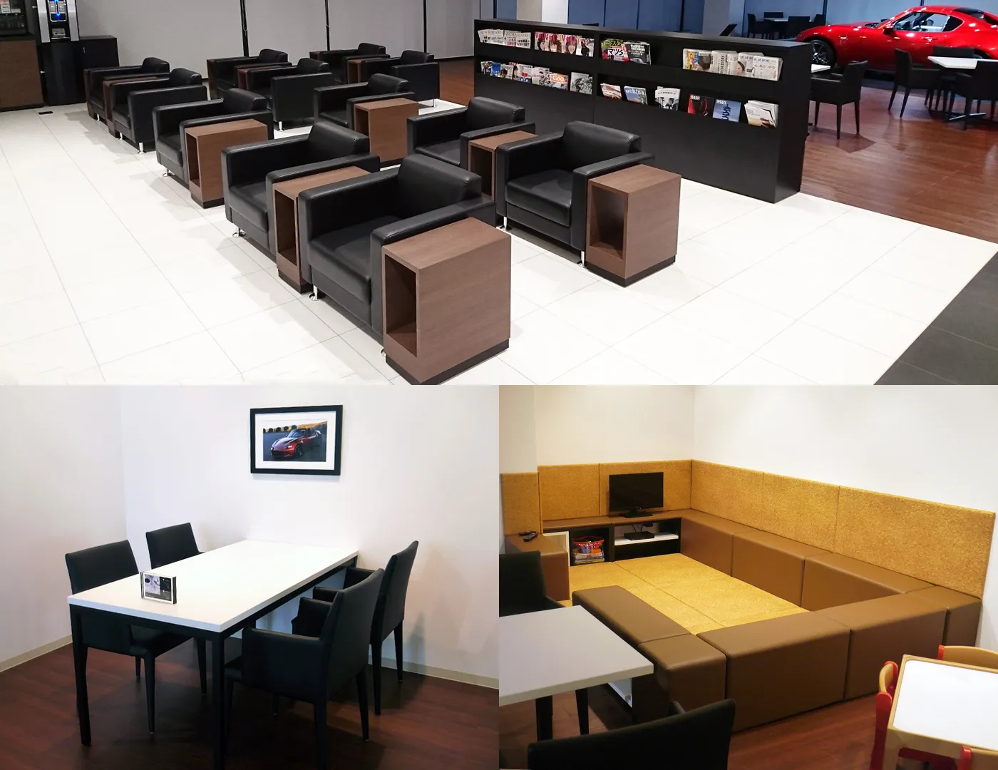 居心地の良い落ち着いた店内　くつろげるラウンジ